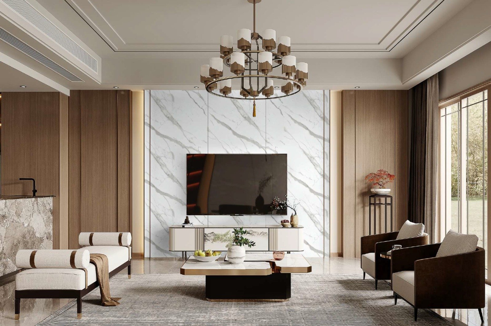 LUXA GOLD XZL0493A Dekoratif Duvar Paneli — ana görsel